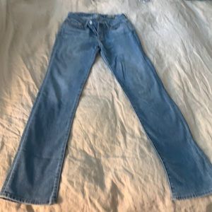 Kimmie straight leg, SZ 25 7 for all mankind jeans